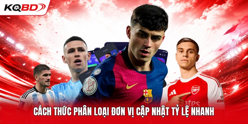 Cách thức phân loại đơn vị cập nhật tỷ lệ nhanh
